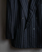 "GIANNI VERSACE" Striped classical tailored jacket