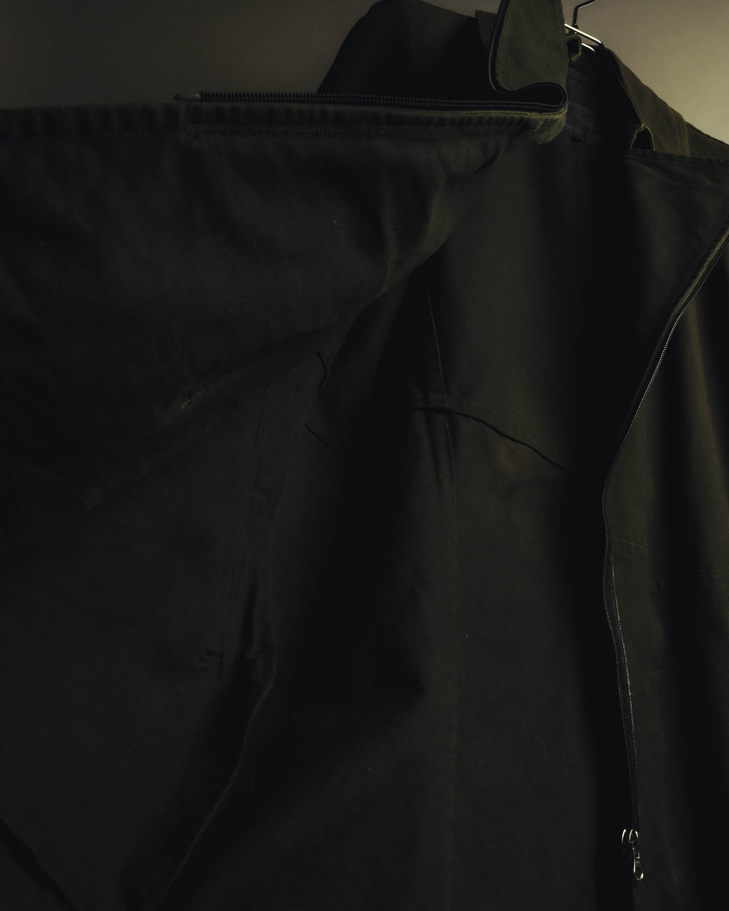 -SPECIAL- "COMME des GARÇONS HOMME" 03AW Asymmetric zip long coat