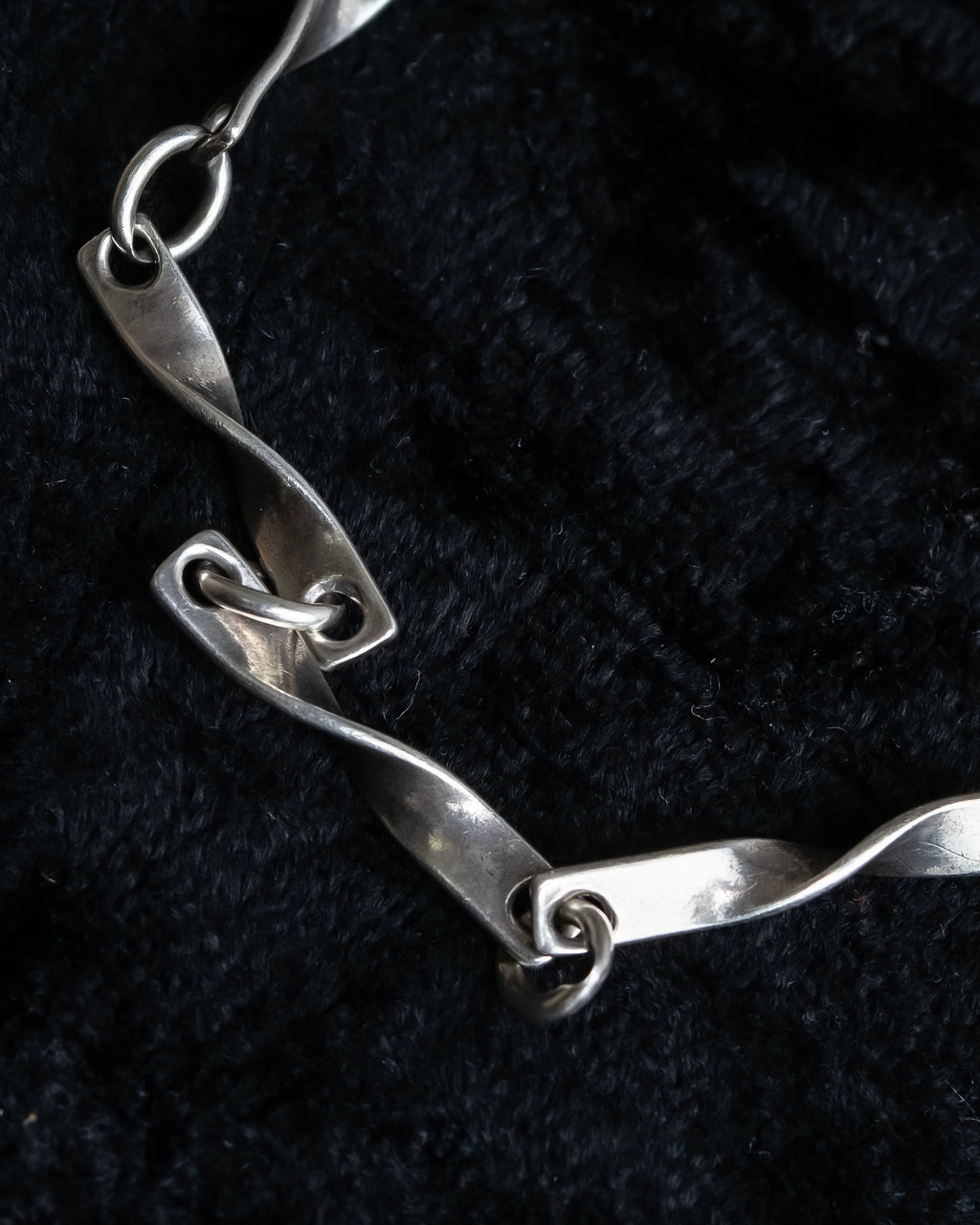 "GEORG JENSEN" Twisted design silver 925 bracelet