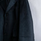 "GIANNI VALENTINO" 100% cashmere oversized chesterfield coat