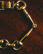 -SPECIAL- “CELINE” 70’s-80’s vintage horsebit link bracelet