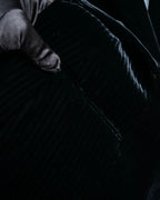 "GIORGIO ARMANI" Beautiful shape velour tailored jacket