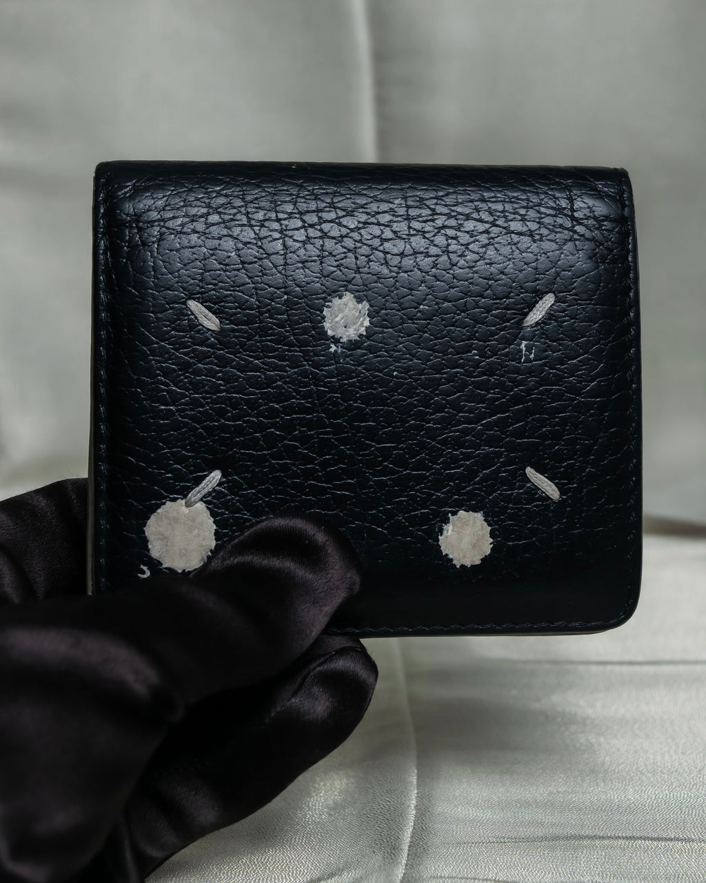 "Maison Margiela" 2020ss Splash Paint Leather Wallet