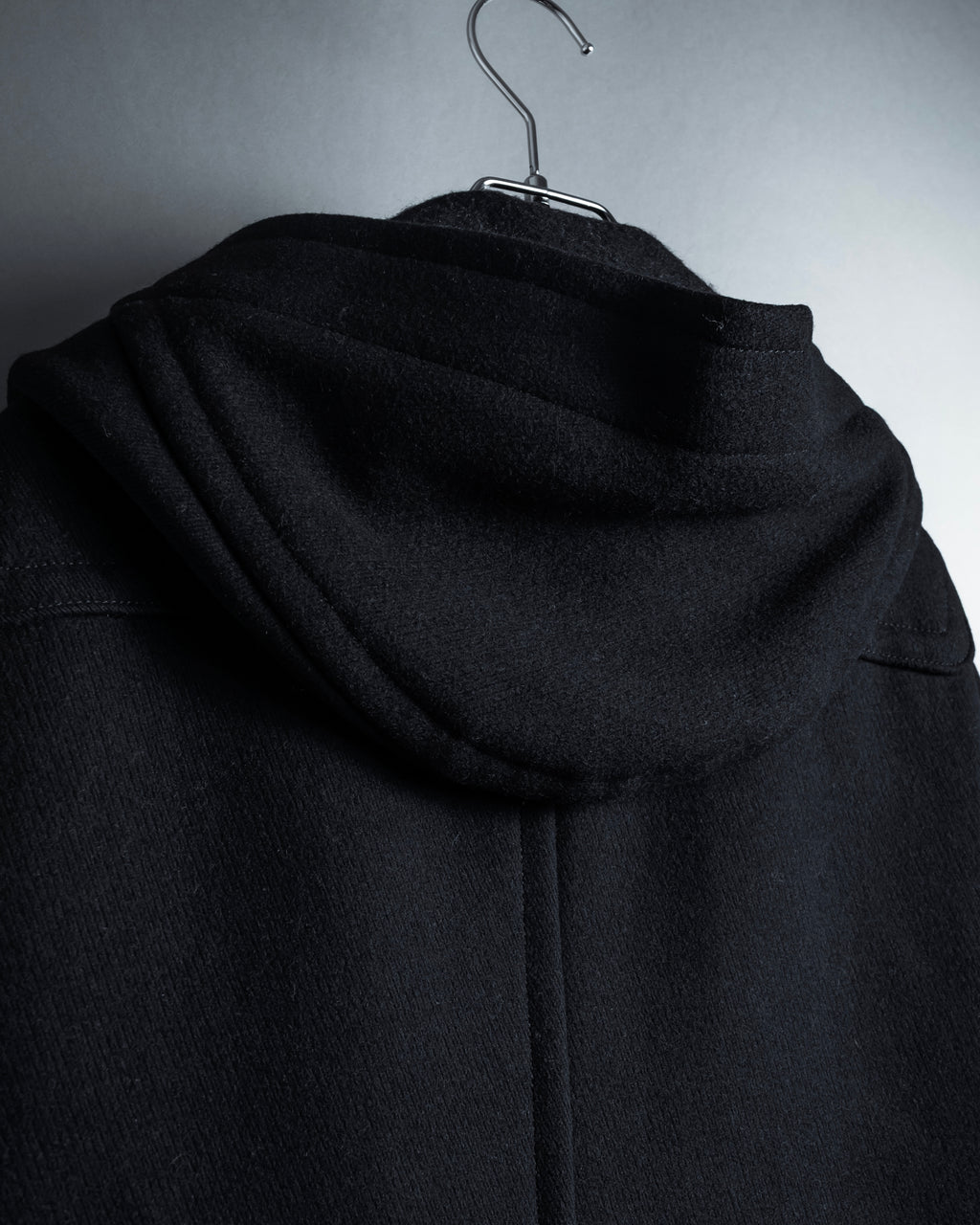 "BURBERRY" Classic detailing melton wool duffle coat