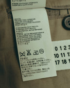 -SPECIAL- “Maison Martin Margiela” 2014SS raw-edge linen tailored jacket