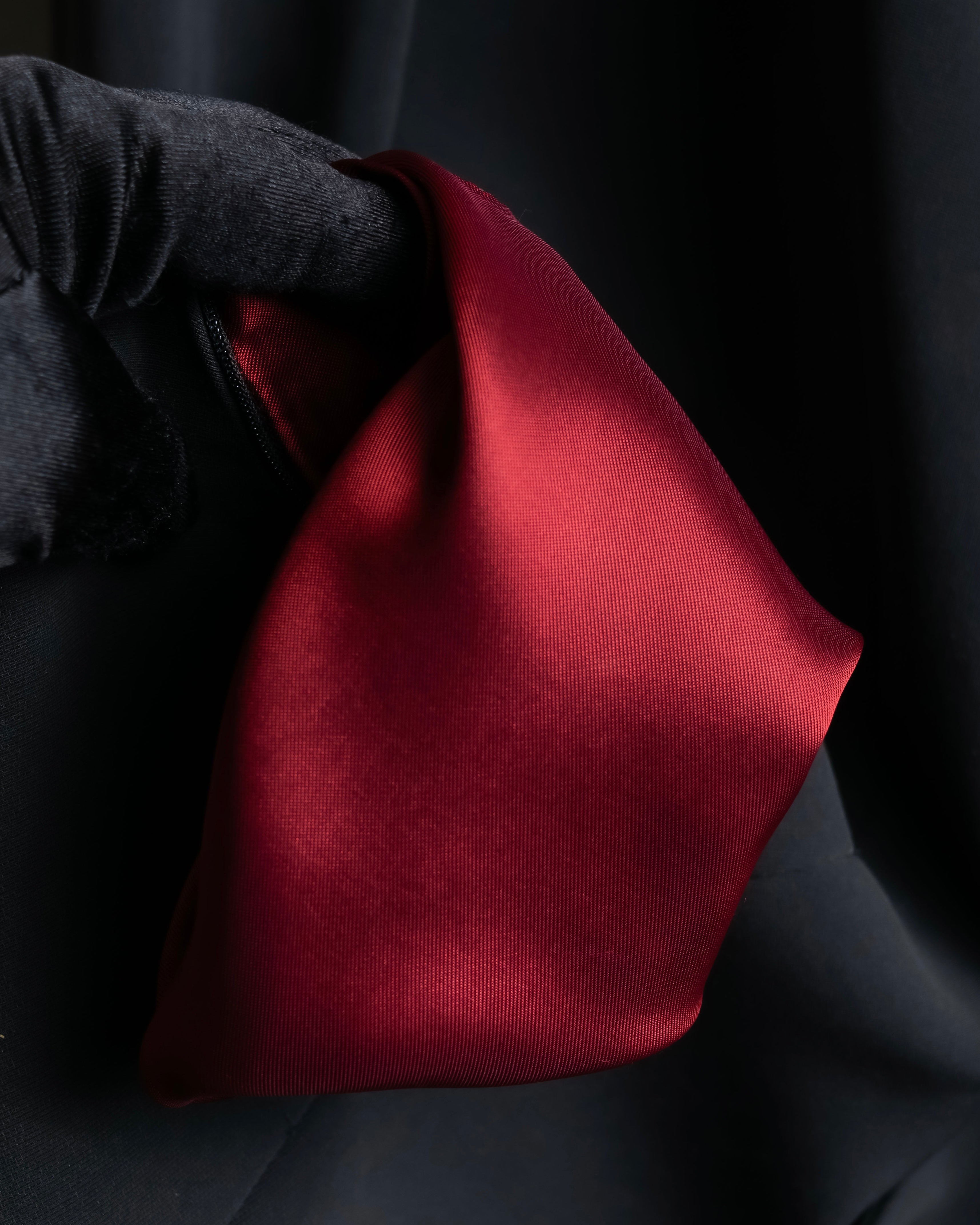 "TOSSARI" Shiny hidden zipper design tailored jacket