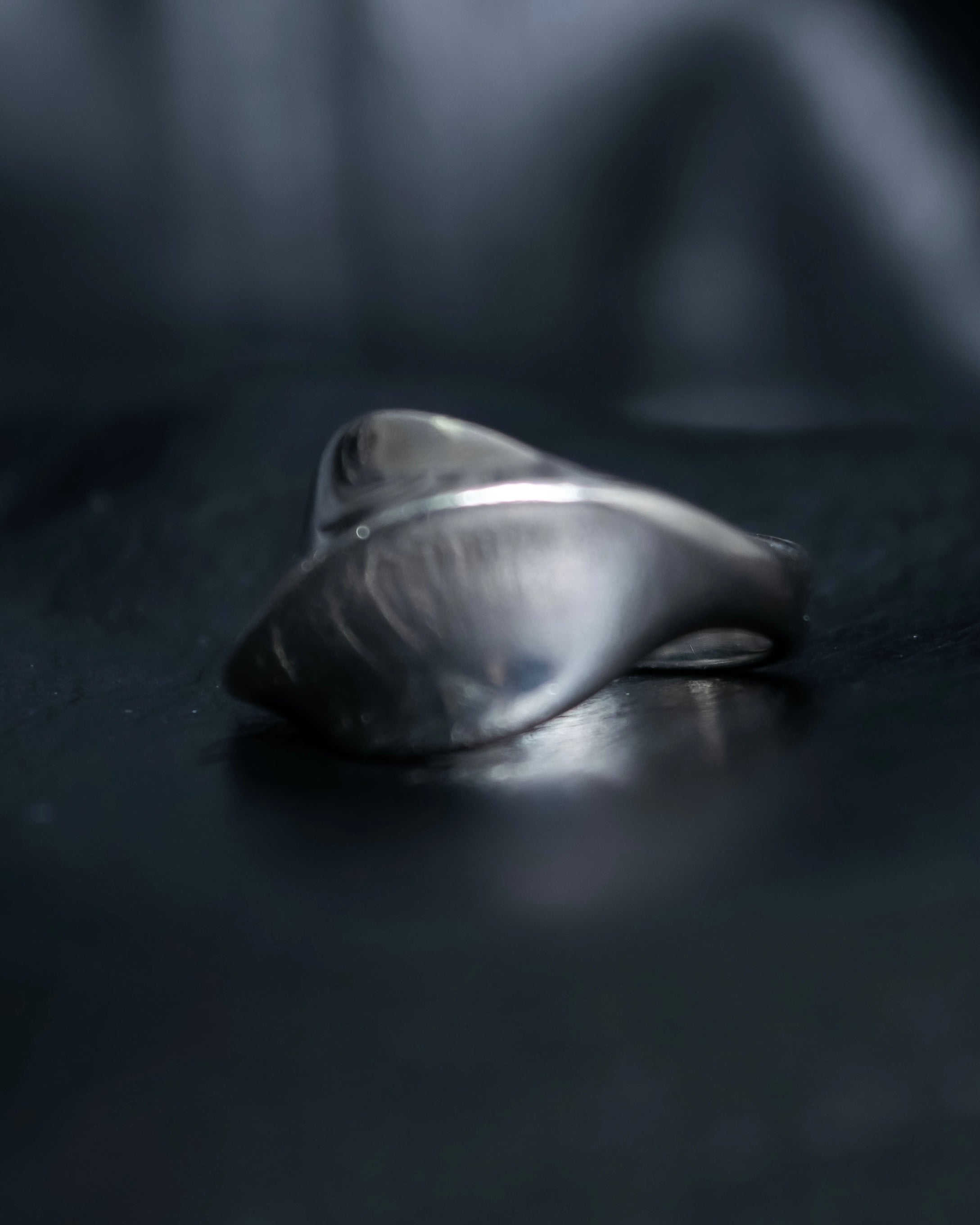 “Georg Jensen” Twisted shape silver ring