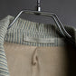 "Vintage ribbed stripe stand collar jacket"