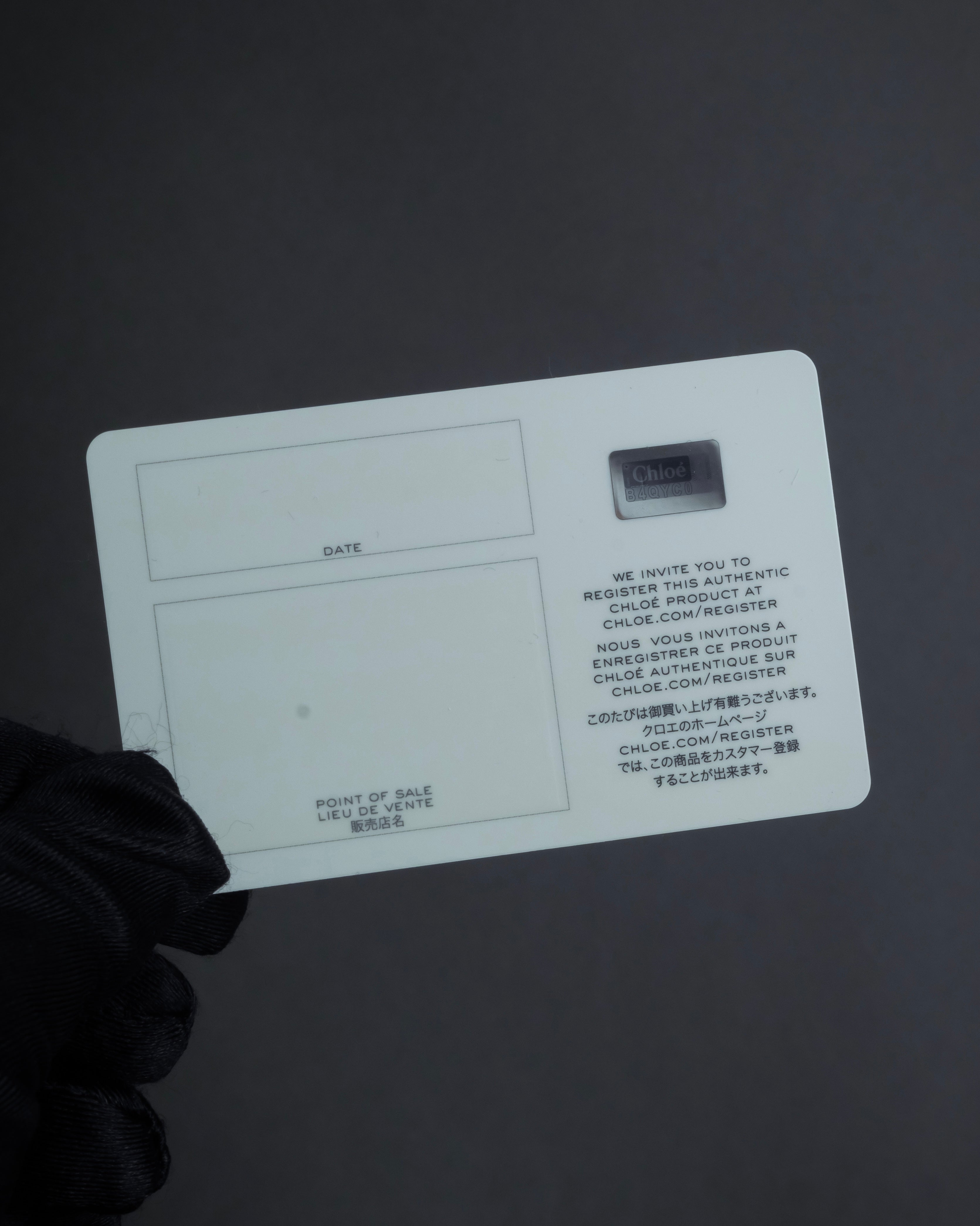 "Chloe" Georgia double flap design leather bag