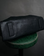 “Alexander McQueen” 2000’s Soft leather zip tote bag