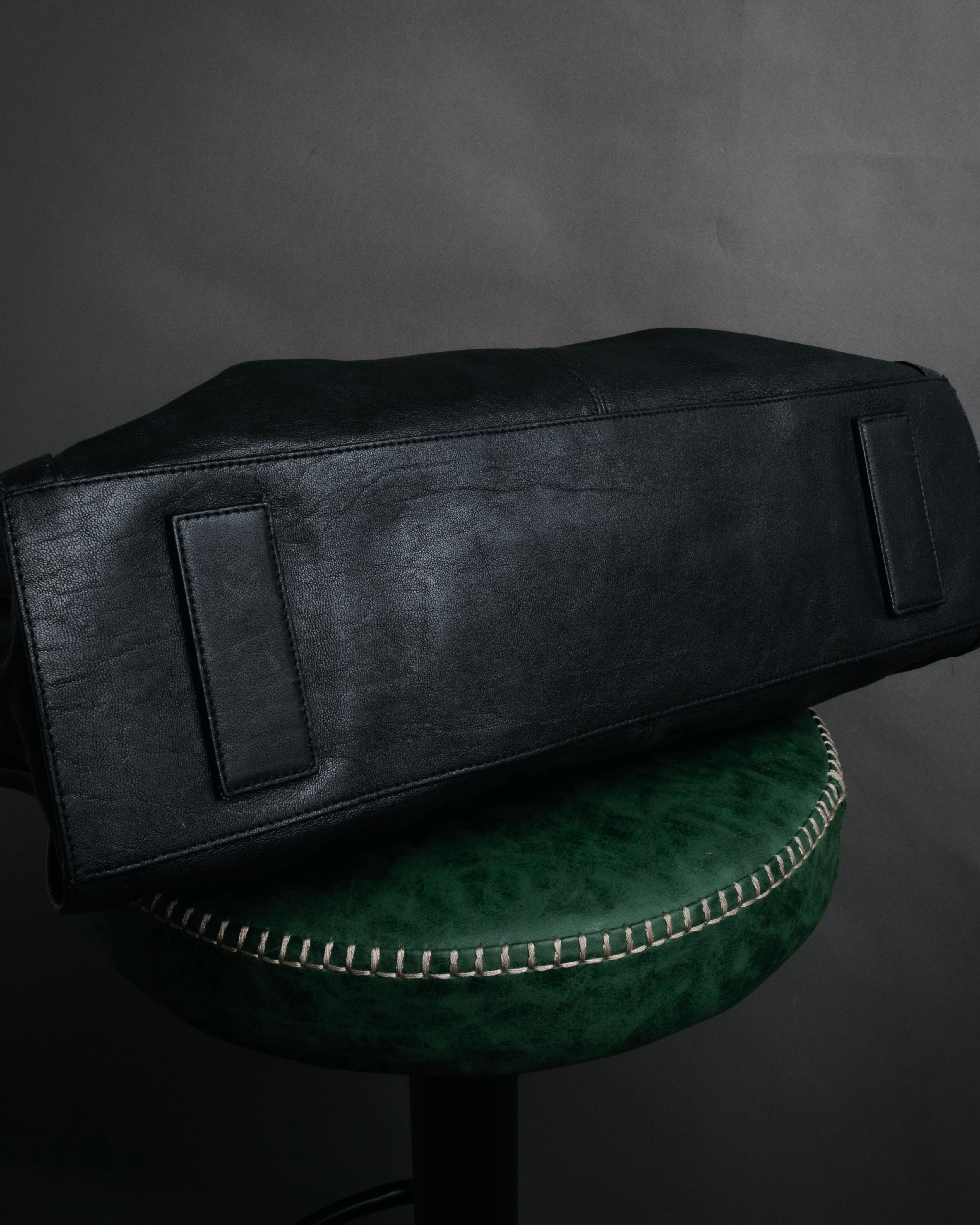 “Alexander McQueen” 2000’s Soft leather zip tote bag