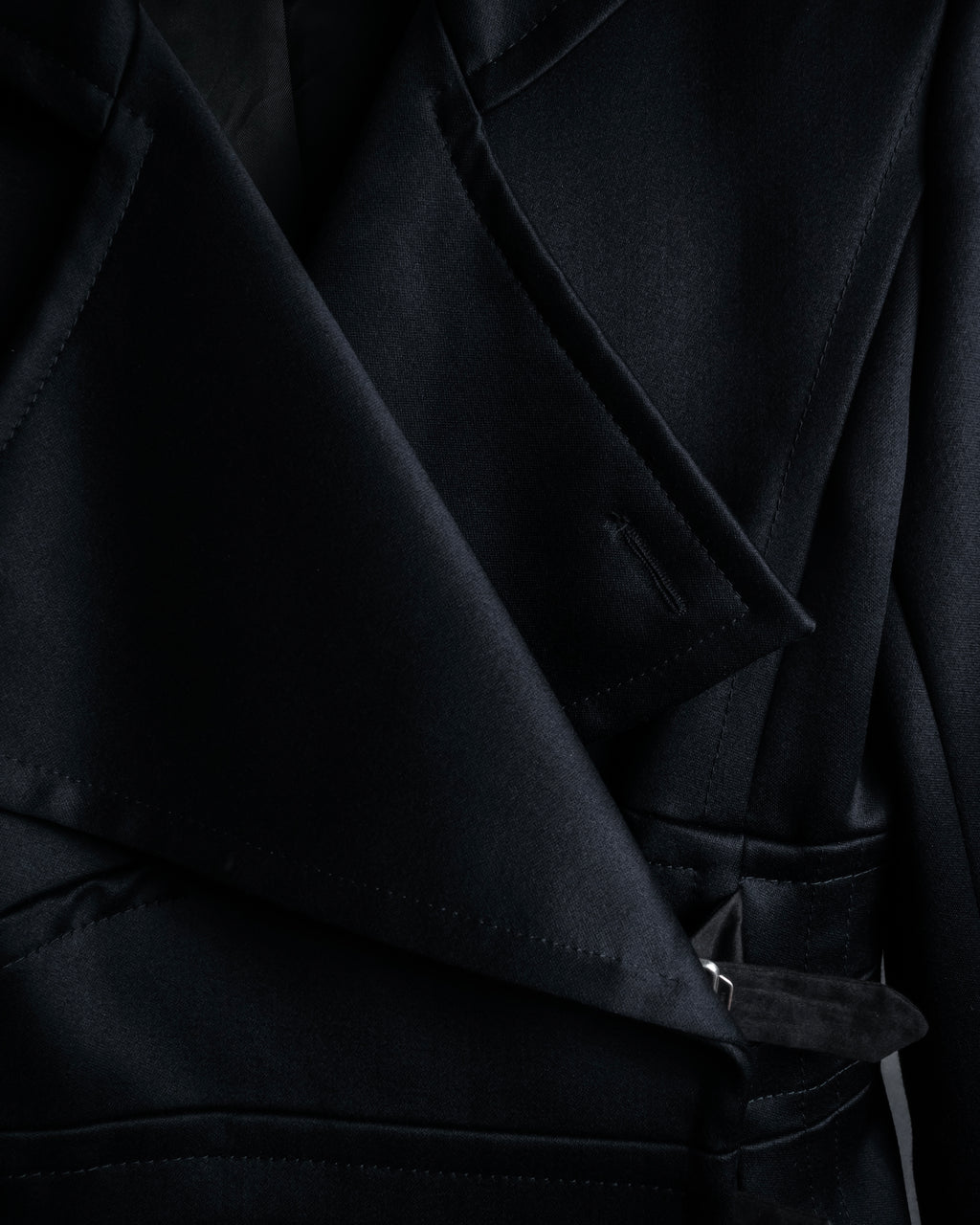 -SPECIAL- "YVES SAINT LAURENT rive gauche" 03 year Tom Ford period corset design long coat