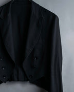 “Y’s” White lining sleeves short jacket