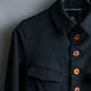 "COMME des GARCONS
COMME des GARCONS" 6 button detail raw edge jacket