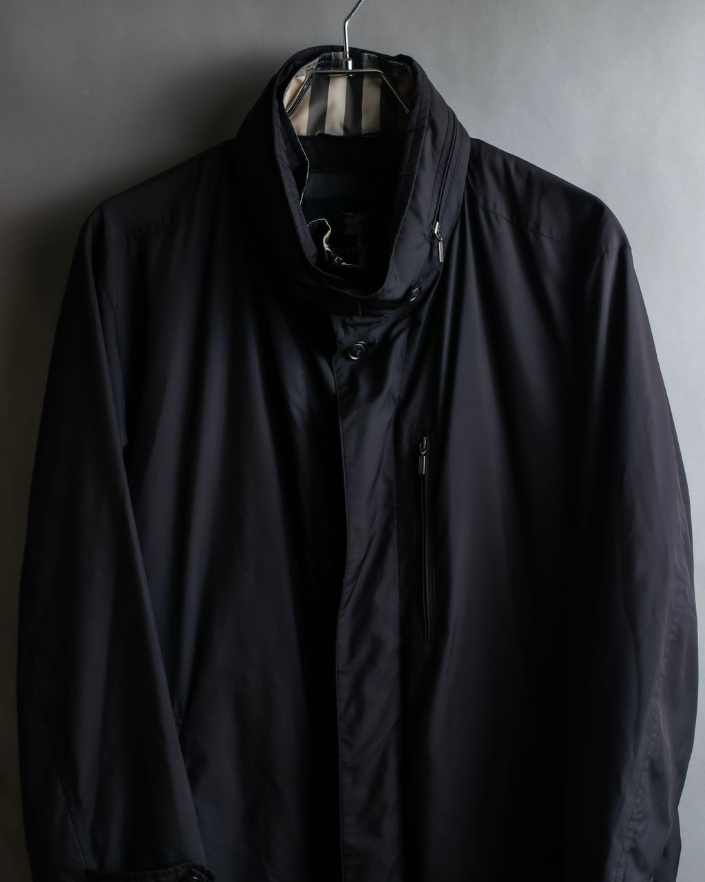"BURBERRY" Windbreaker design stand collar blouson