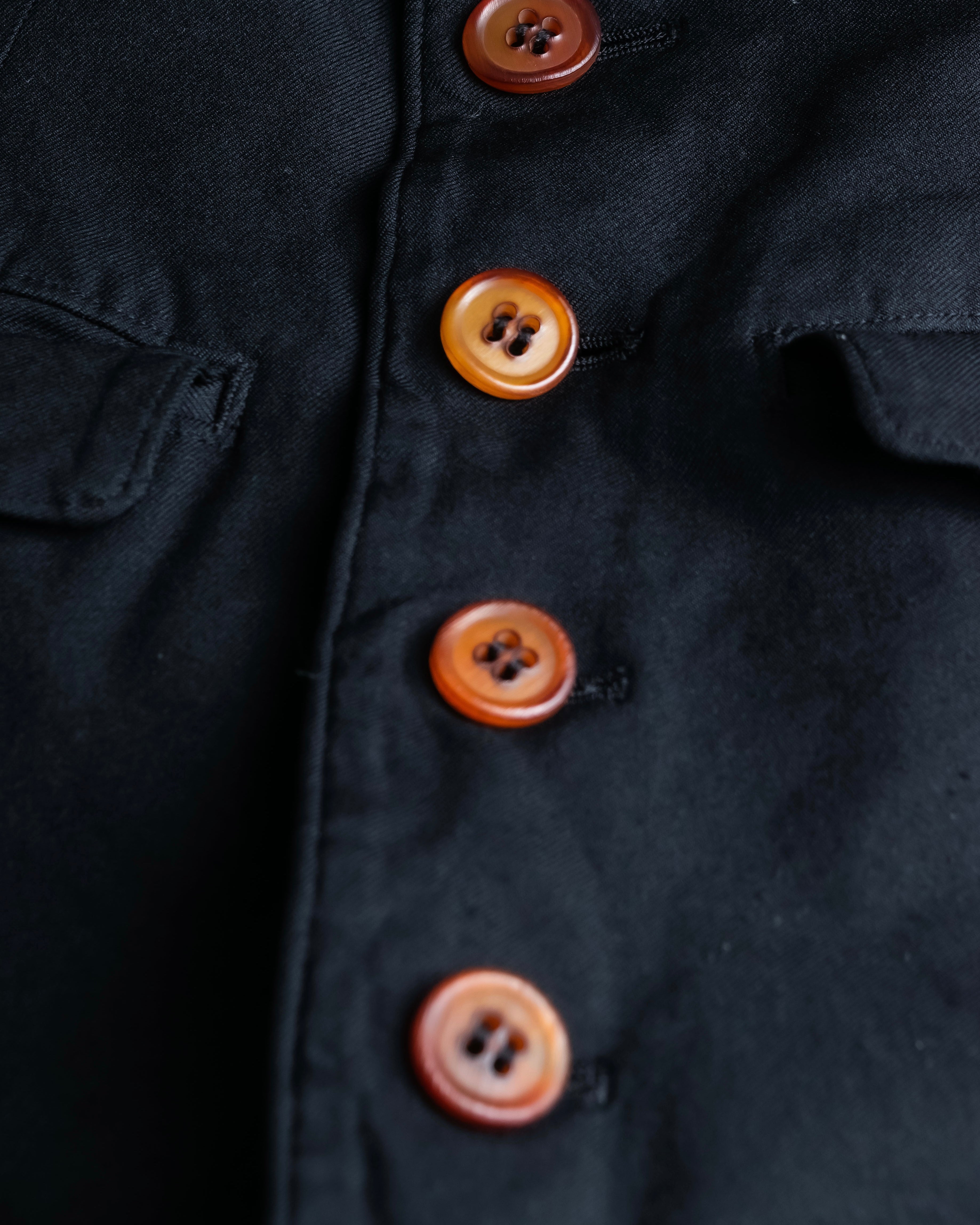 "COMME des GARCONS
COMME des GARCONS" 6 button detail raw edge jacket