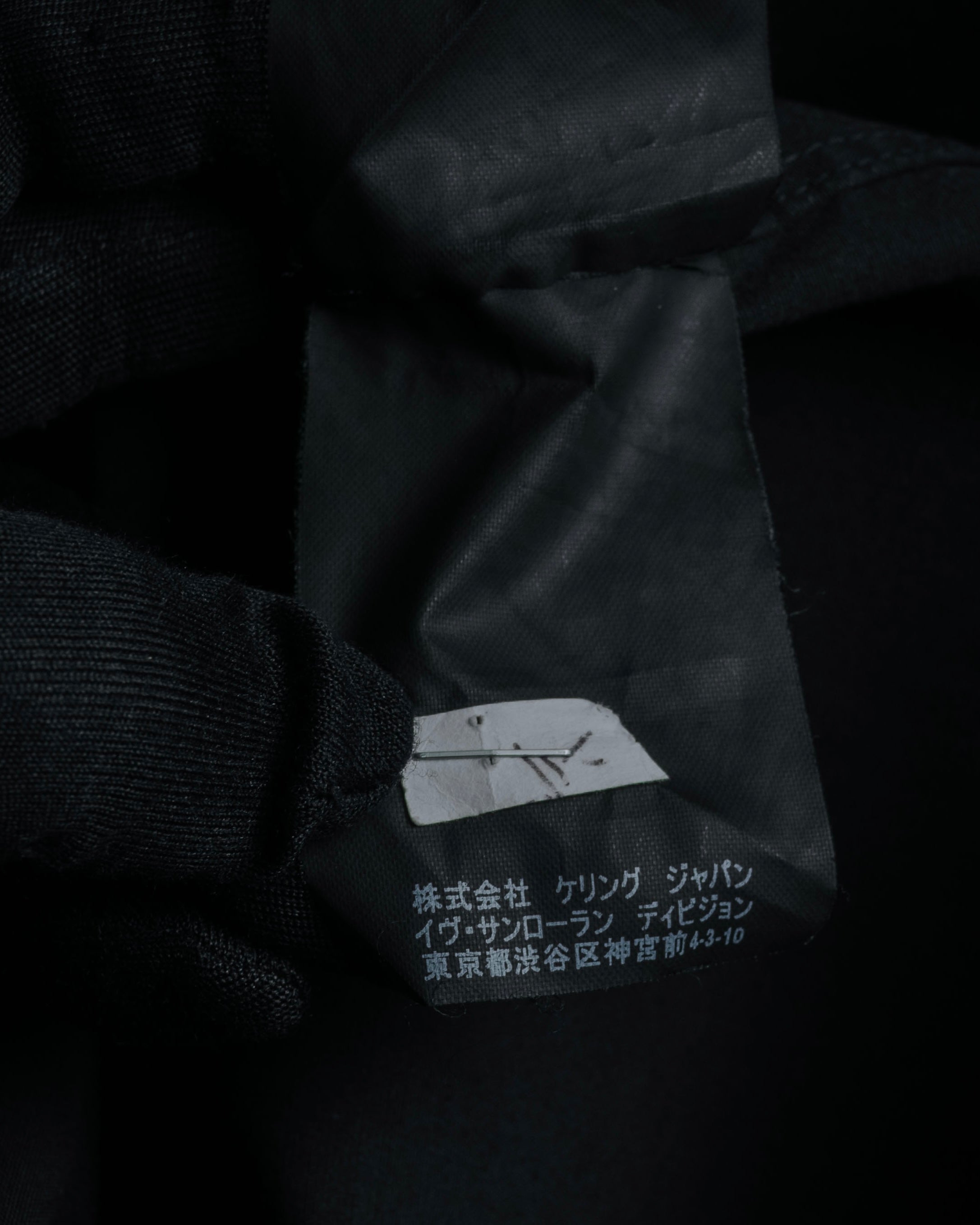 "SAINT LAURENT" 2017 season minimalist black dress shirt