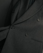 "Giorgio Armani Le Collezioni" 80's-90's Soft tailored double breasted wool blazer