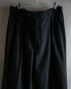 "Vintage high-waisted wide tapered slacks"