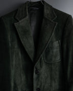 -SPECIAL- "GUCCI" 90’s Tom ford design suede tailored jacket