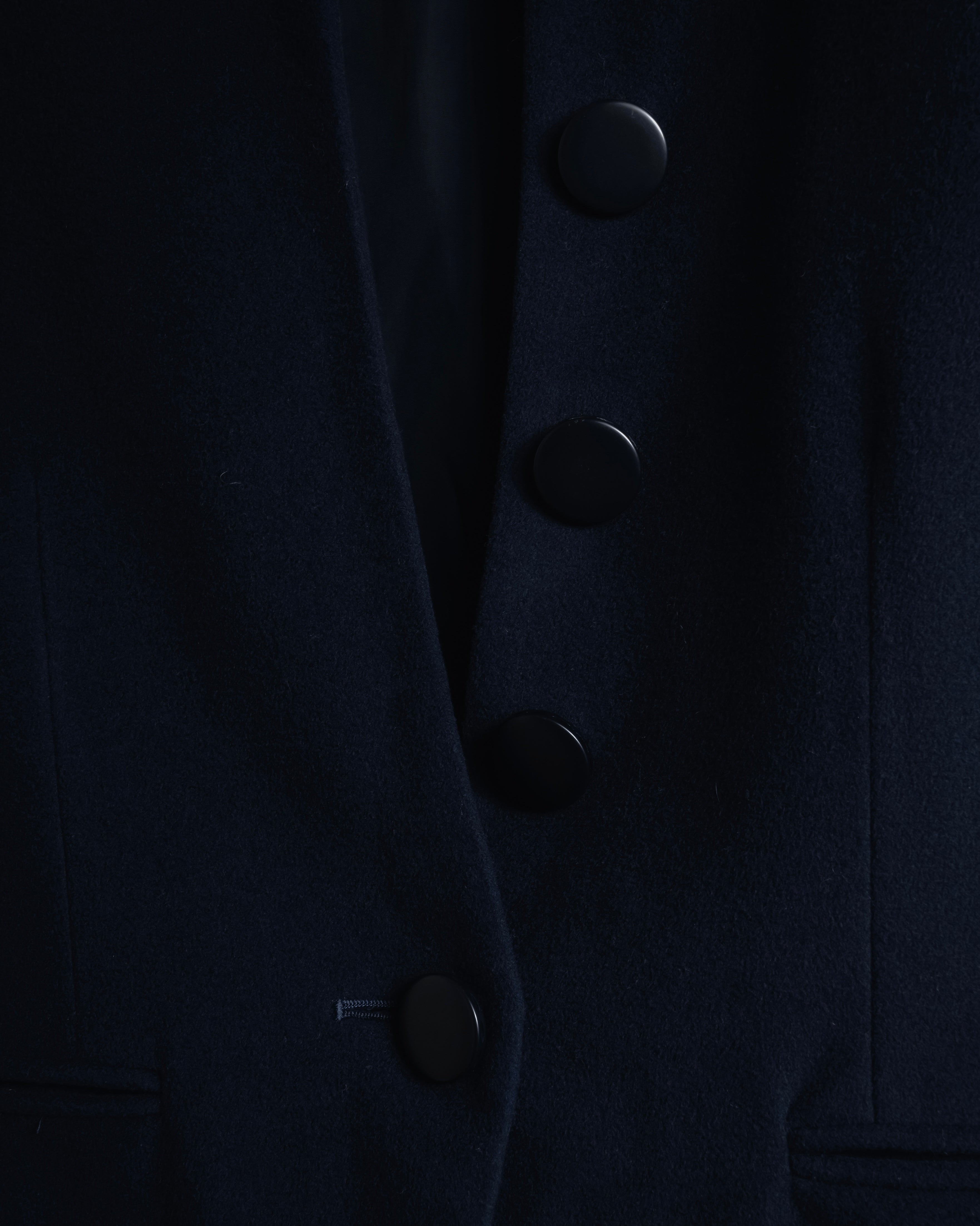 "Christian Dior" 90’s Stand-up collar shaped jacket