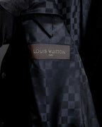 "LOUIS VUITTON" Geometric pattern velvet tailored jacket