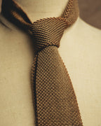 “COMME des GARÇONS HOMME”
80’s-90’s open-knit square-end necktie