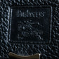 "BURBERRYS" Logo engraved grained leather 2way hand bag