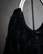 “COMME des GARÇONS” 2005 AW Velvet lace circle handle bag