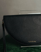 "Tiffany & Co." 10's-20's Embossed leather wristlet wallet