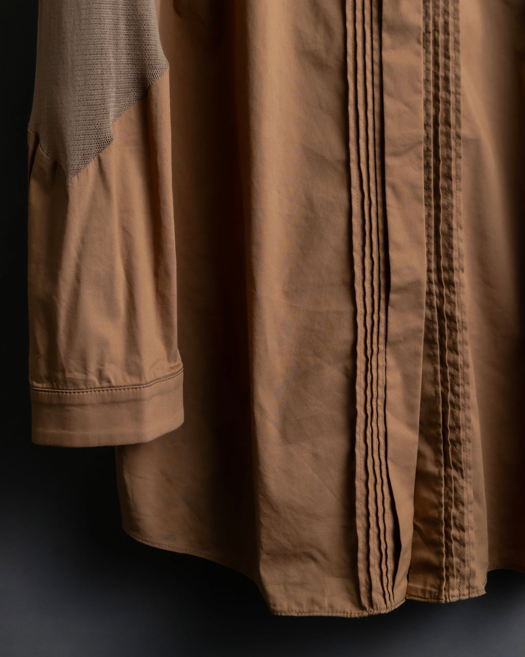 "N21 NUMEROVENTUNO" Switching design concealed shirt