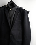 "Juun.J" Zip-up blouson docking design jacket