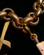 "YVES SAINT LAURENT" LOVE typography &amp; Cassandra motif design bracelet