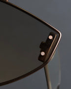 "Christian Dior" Metal acetate combination design sunglasses