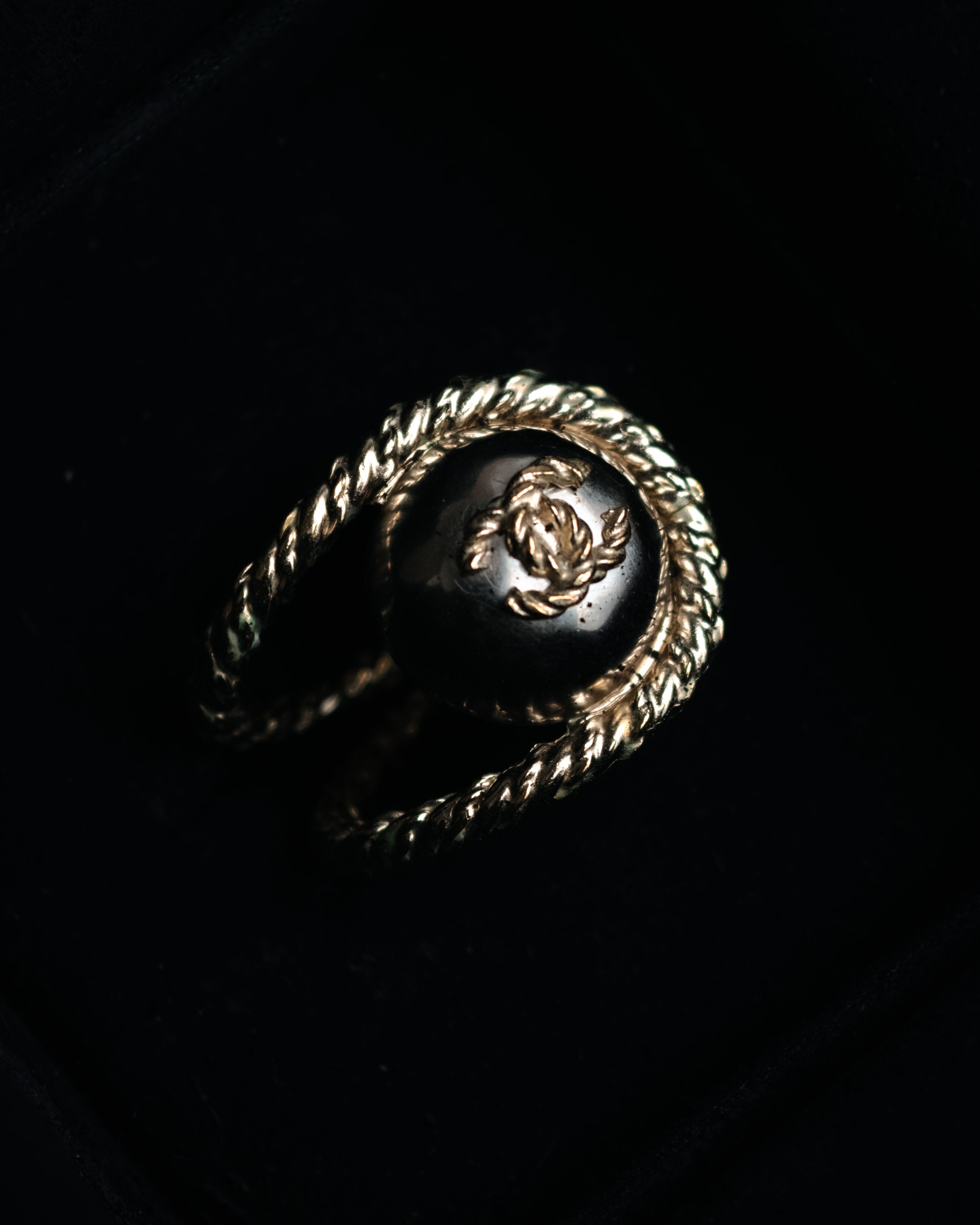 CHANEL (シャネル) - リング - ゴールド - ヴィンテージ CCロゴ ロープ