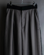 "LANVIN en Bleu" Sheer layered sarouel wide pants