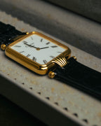 -SPECIAL- "Christian Dior" 90's Classic square quartz watch with Roman dial