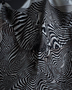 "HERMES" Zebra abstract print Carre 90 silk scarf