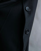 "NINA RICCI" Side button detail cropped length skirt