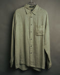 -MOOD Vintage Collections-
90’s Houndstooth linen relaxed shirt