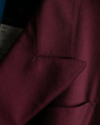 "JEAN PAUL GAULTIER FEMME"
Bordeaux color peaked lapel wool tailored jacket