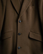 "CHRISTIAN DIOR MONSIEUR" 80's-90's Classic tailored wool melton chester coat