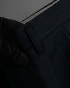 "YVES SAINT LAURENT" 00's shadow stripe pattern beautiful tailoring set up