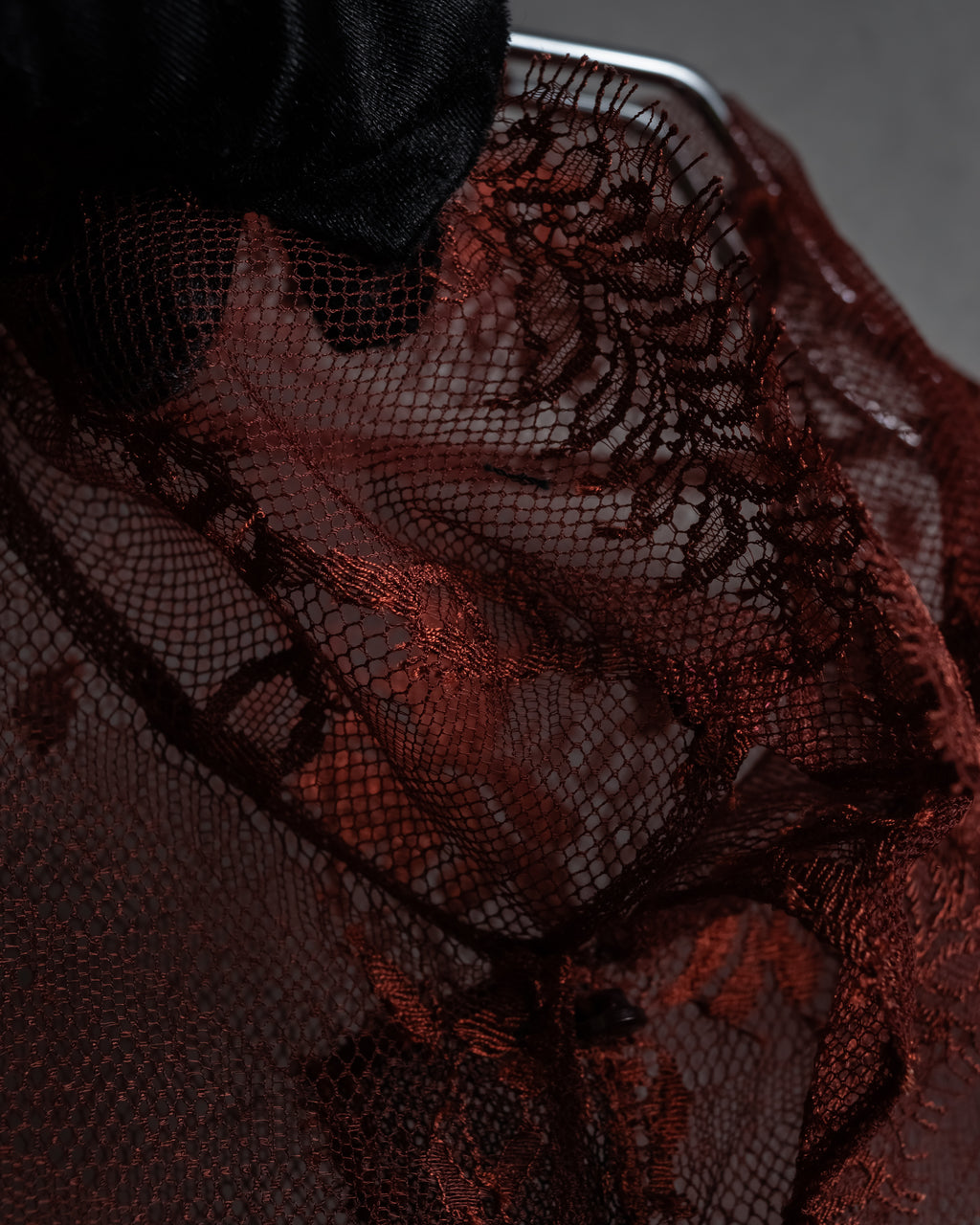 -SPECIAL- "HERMES" 00's Jean-Paul Gaultier Era Engineered Lace Shirt