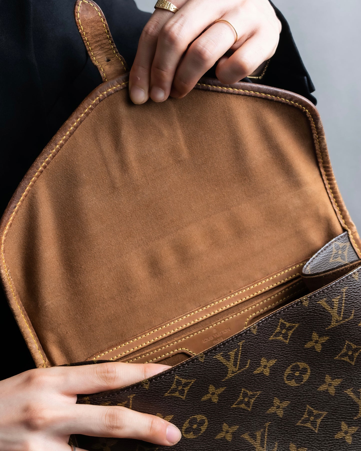 "LOUIS VUITTON" Monogram pattern belair 2way bag