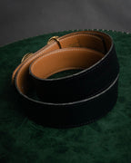 “HERMÈS” 90’s Horsebit leather belt