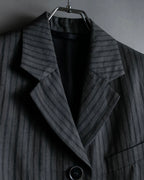 "Acne Studios" Antique design long striped coat