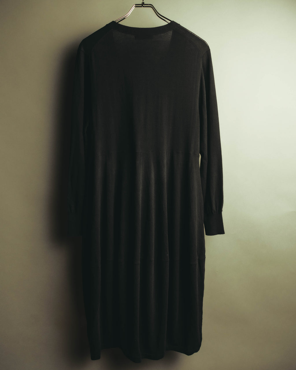 “Y’s for living” Late 2010’s-early 2020’s Draped cotton button-front long dress