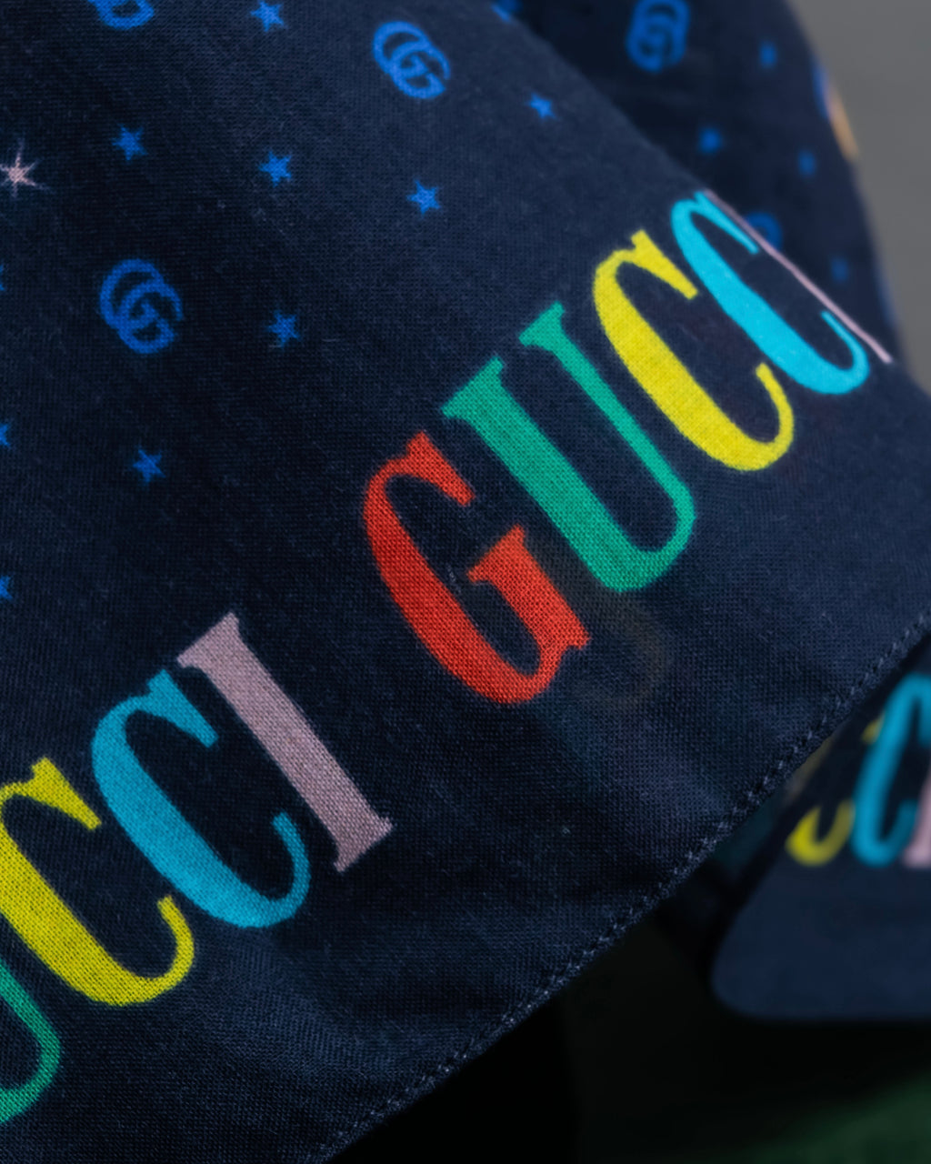 "GUCCI" Michele period Jetson collaboration silk scarf