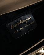 “Salvatore Ferragamo” 1990’s-00’s Gancini top handle bag